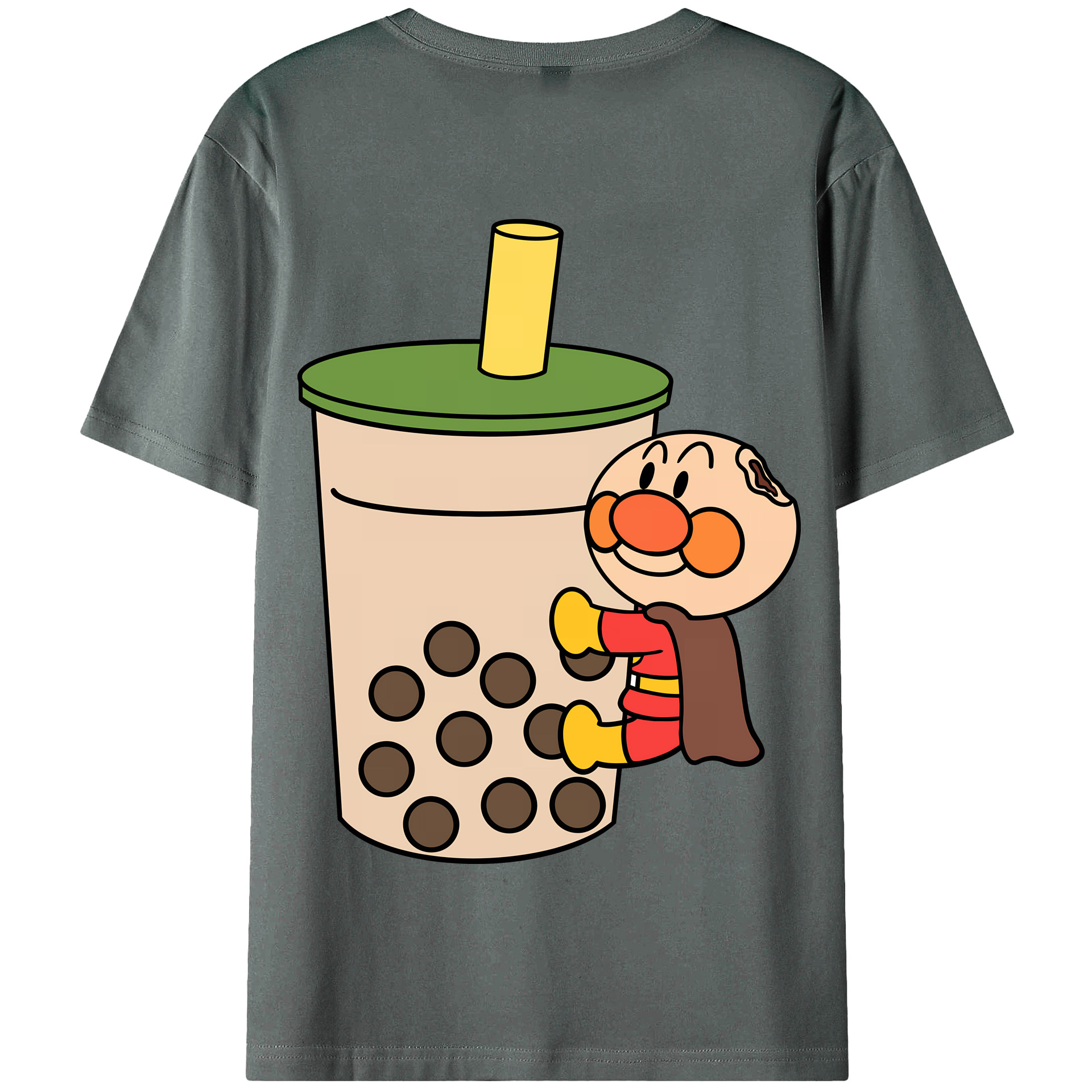 （画像用） アンパンマン Anpanman 綿100％半袖Tシャツ（背面プリント）